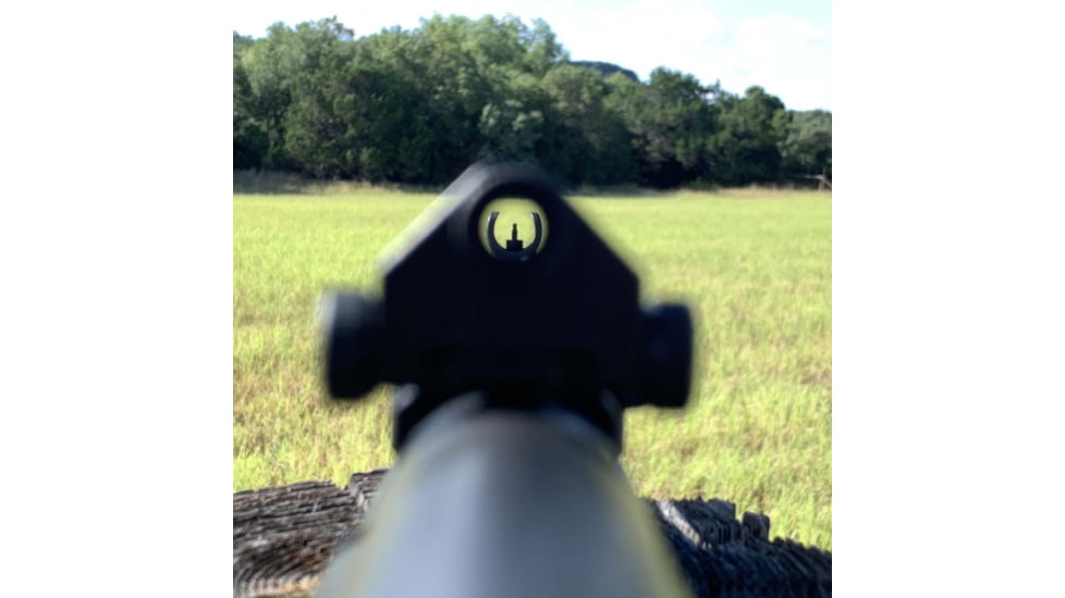 KNS Precision AK Adjustable Rear Peep Sight, Black, AK EL-WIN