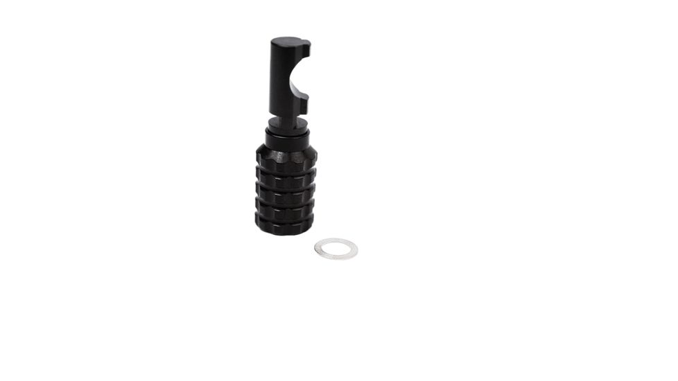 KNS Precision Enhanced Charging Handle for the CZ Bren 805 w/Waffle Pattern Knob, Black CZBREN-CH-WF