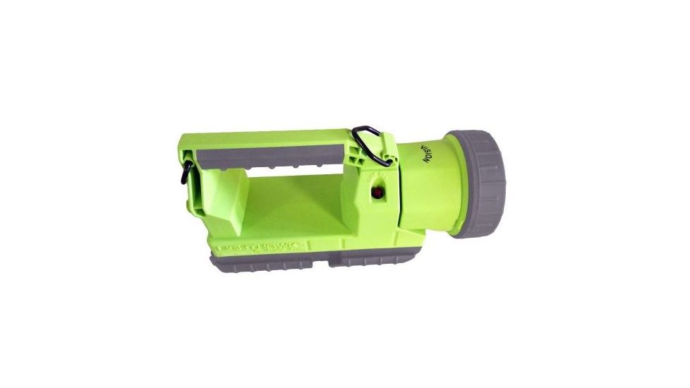 Koehler Bright Star LighthawkLED 4-cell w/Chgr &amp; 120V AC Plug, Hi-Vis Green Flashlight, 9.5 7912