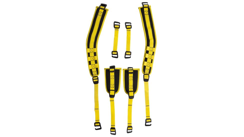Kokopelli Packraft Thigh Strap Kit, 4-Point Attachment, KO-THIGH STRAP-BK