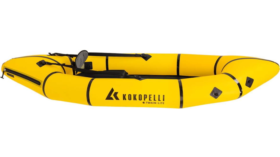 Kokopelli Packraft Twain-Lite Packraft w/TiZip, Yellow, 23-20404-02