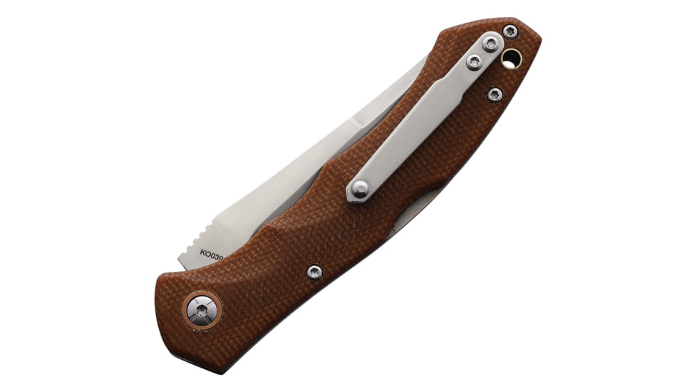 Komoran Lockback Brown Micarta