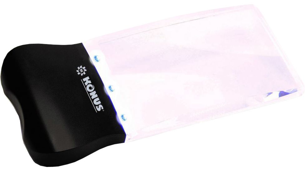 Konus 2x Table Magnifier Loupe w/3 LED Lights 3374