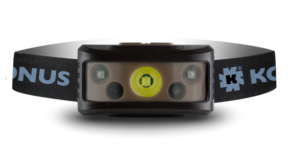 Konus KonusFlash 7 LED Headlight, 236 Lumens, White XPG LED Bulb, Black, 3924