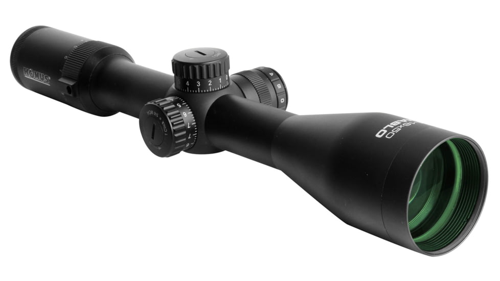 Konus Diablo Rifle Scope, 4-16x50mm, 30mm Tube, Second Focal Plane, 550 Ballistic Reticle, Matte Black, 7172