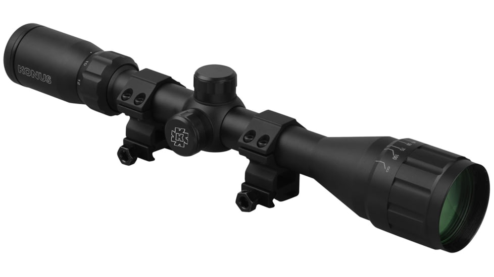 KONUS FIGHTER 4-12X40AO BDC W/Rings, 7353