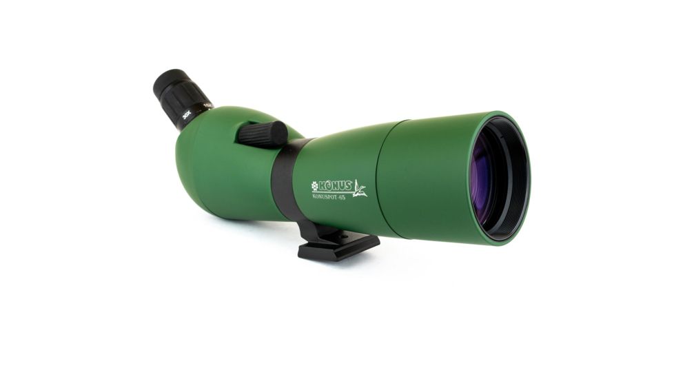 Konus Konuspot-65 15-45x65 Angled Spotting Scope, Blue w/ Textile Case 7116