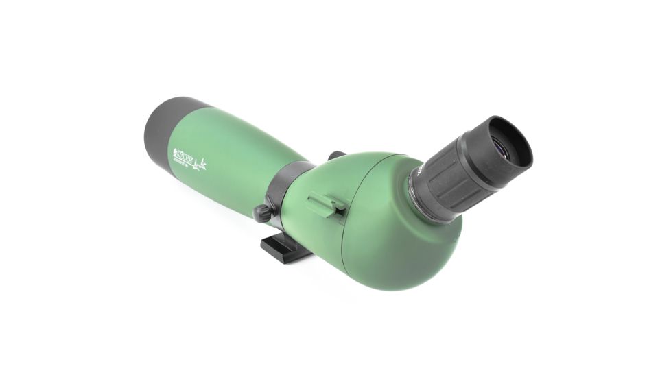 Konus KonuSpot-80 20-60x80 Angled Spotting Scope,Tripod/Case/Camera &amp; Smartphone Adapter, Green, 7120B