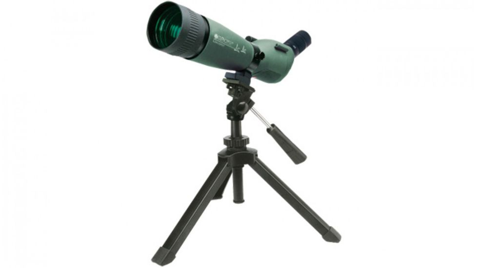 Konus KonuSpot-80 20-60x80 Angled Spotting Scope,Tripod/Case/Camera &amp; Smartphone Adapter, Green, 7120B