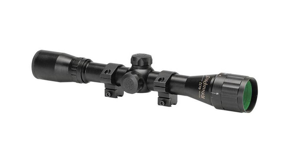 Konus Konuspro 4 x 32 A.O. Rifle Scope with Rings 7266