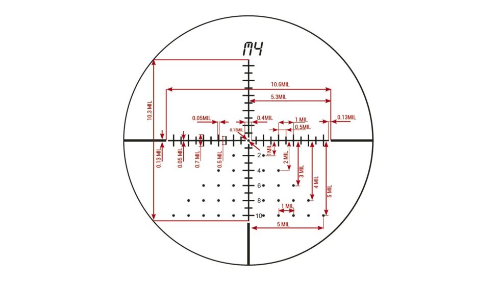 Konus KONUSPRO-EL30 Rifle Scope, 3-9x40mm, 30mm Tube, LCD Technology, 10 Interchangeable Reticles, Black, 7329