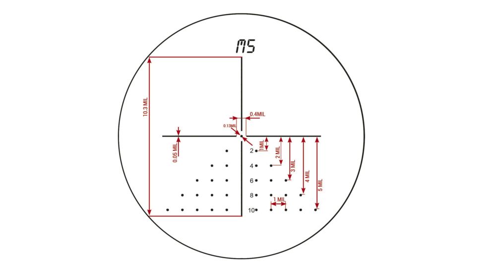 Konus KONUSPRO-EL30 Rifle Scope, 3-9x40mm, 30mm Tube, LCD Technology, 10 Interchangeable Reticles, Black, 7329