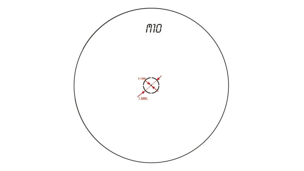 Konus KONUSPRO-EL30 Rifle Scope, 3-9x40mm, 30mm Tube, LCD Technology, 10 Interchangeable Reticles, Black, 7329