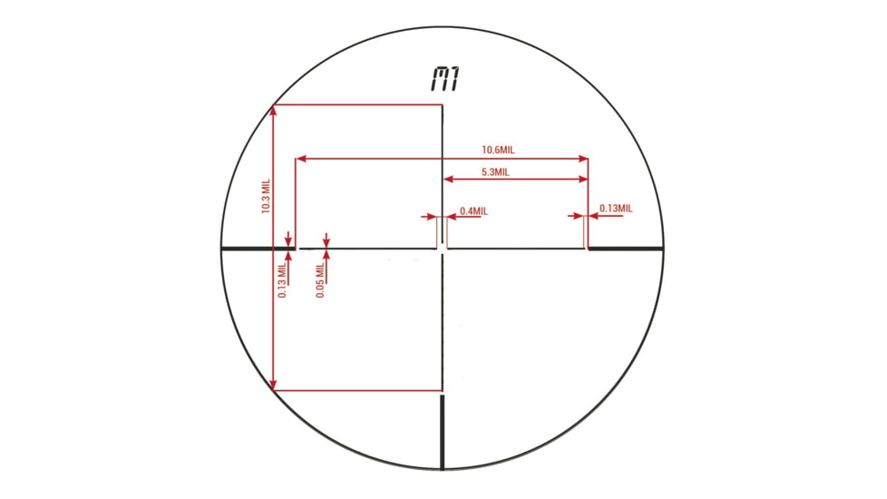Konus KONUSPRO-EL30 Rifle Scope, 3-9x40mm, 30mm Tube, LCD Technology, 10 Interchangeable Reticles, Black, 7329