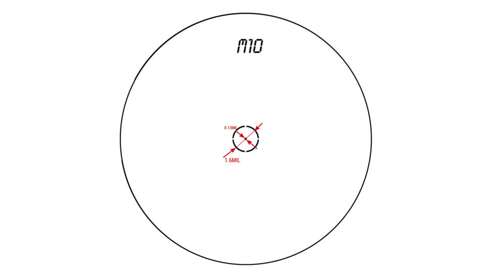 Konus KONUSPRO-EL30 Rifle Scope, 4-16x44mm, 30mm tube, LCD, 10 Interchangeable Reticles, Black, 7330