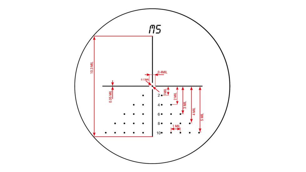 Konus KONUSPRO-EL30 Rifle Scope, 4-16x44mm, 30mm tube, LCD, 10 Interchangeable Reticles, Black, 7330