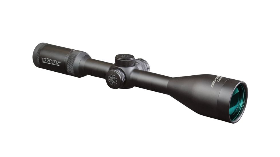 Konus KONUSPRO-EVO 3-12x50 Rifle Scope, Black, 3-12x50 with 1in tube, 7190