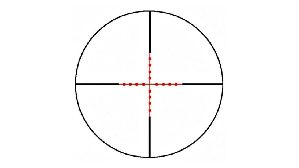 Konus Pro T30 Rifle Scope 3-12x50mm Illuminated Mil Dot Reticle Black