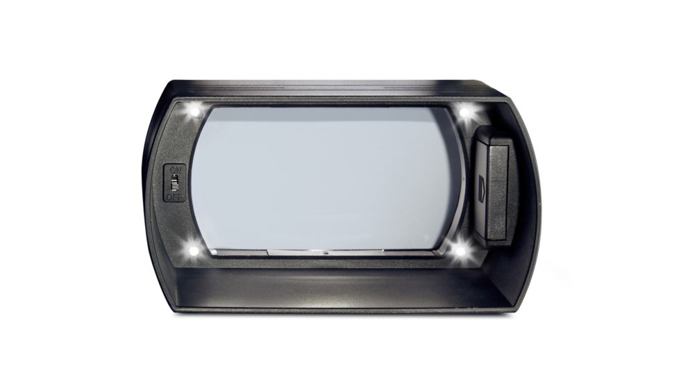 Konus READING 2.5x Tabletop Magnifier for Reading, Black, 120mm, 4.8in diameter - 2.5x power, 3364