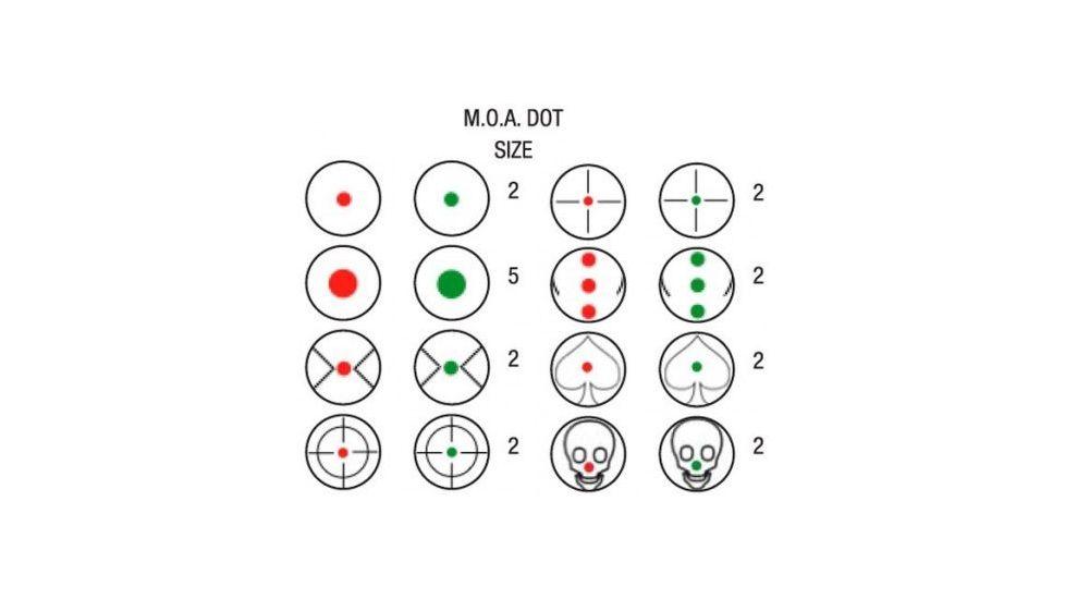 Konus Sight-Pro R8 Rechargeable Red/Green Dot Sight w/8 Reticles 7376