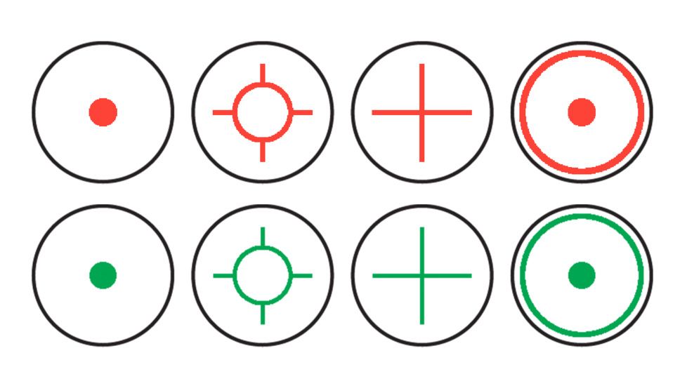 Konus SightPro TR Red/Green Dot w/4 Reticle Patterns &amp;Tactical Turrets 168521