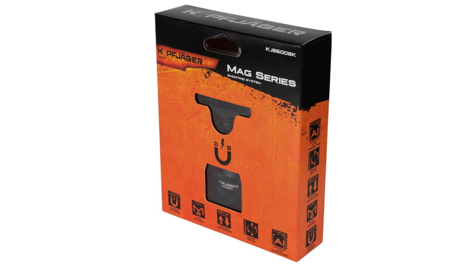 Kopfjager Mag Series M-Lok Mounting Base Kit, Black, KJ86008K