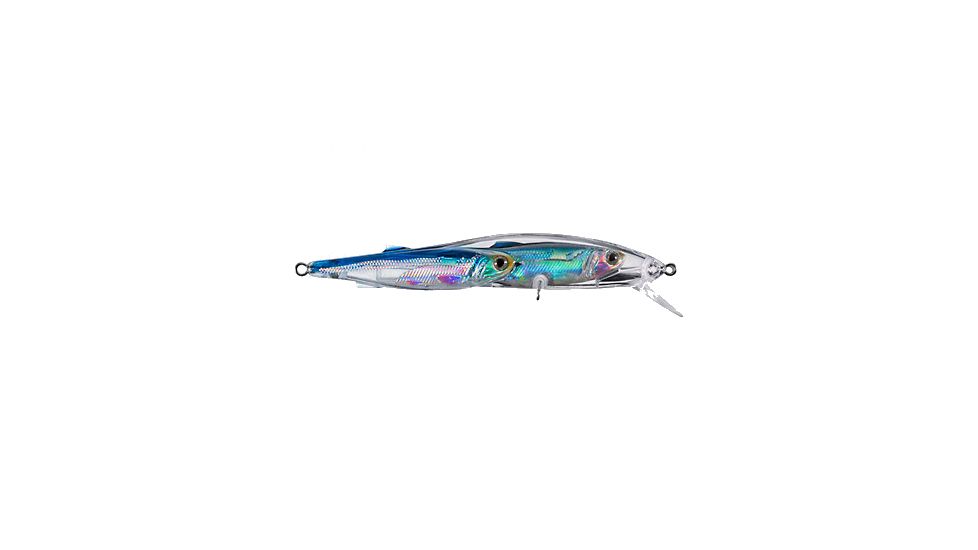 Koppers Live Target Glass Minnow Jerkbait Lure 4-3/4" - Silver/Blue/Green 120886