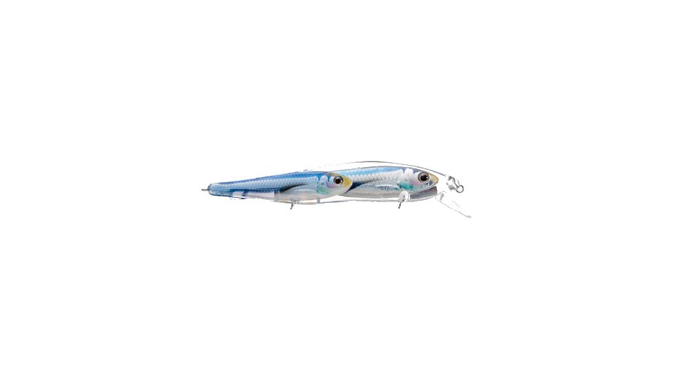 Koppers Live Target Emerald Shiner Jerkbait Lure 3-1/2" - Pearl/Blue 120837