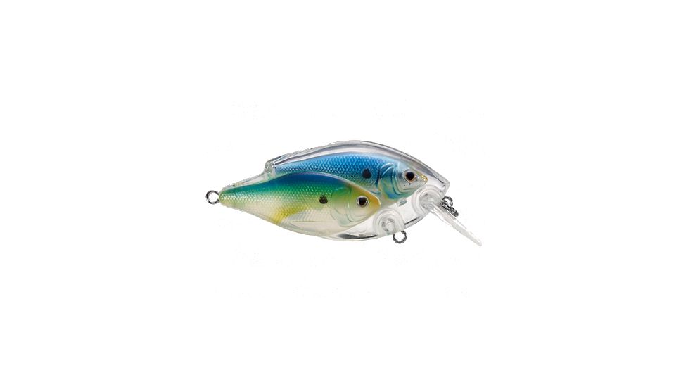 Koppers Live Target Threadfin Shad Squarebill Lure 2-3/8" - Pearl/Blue/Chartreuse 120845
