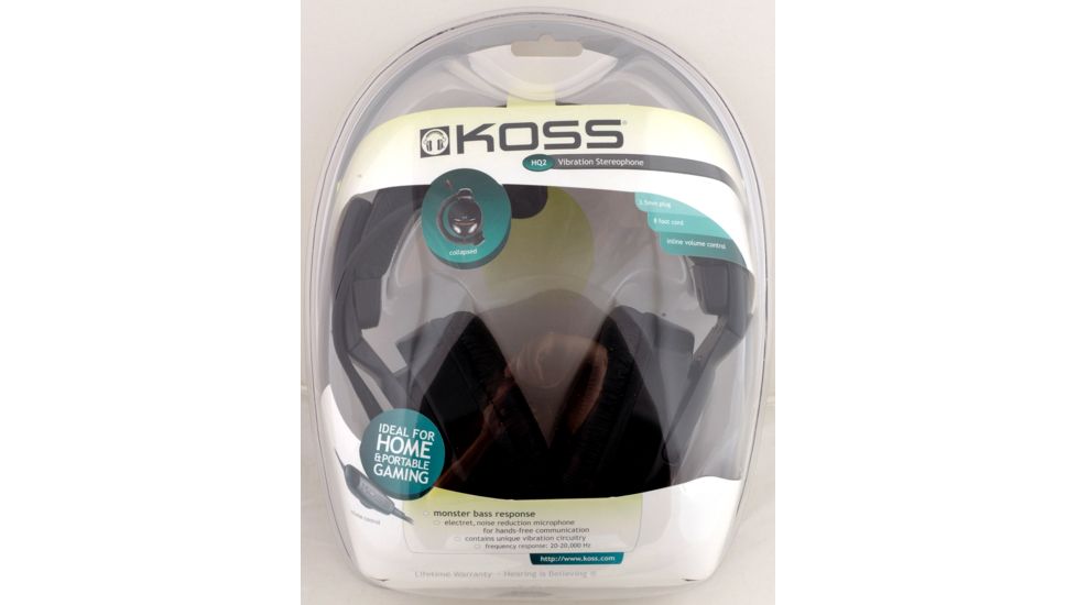 Koss HQ2 Gaming Headset, Black, NSN 5965-32-015-8412 , 5965320158412, HQ2