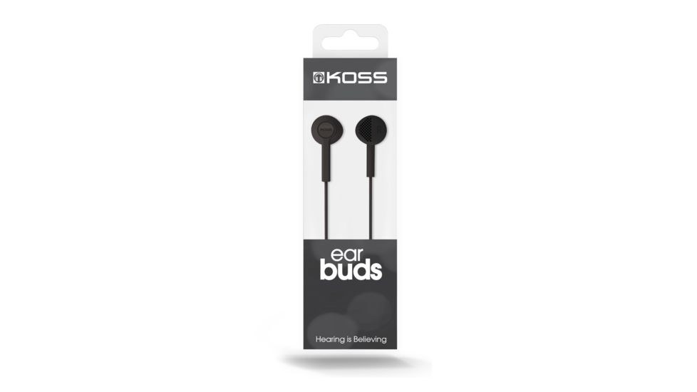 Koss KE5 Stereo Earbuds, Black, NSN 5965-32-015-8412 , 5965320158412, KE5k