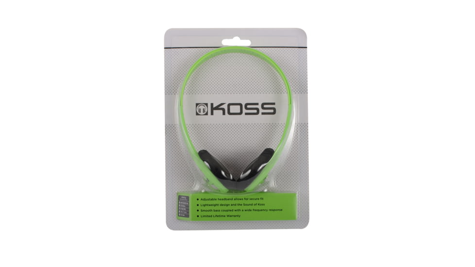 Koss KPH7 Portable Headphone, Green, NSN 5965-32-015-8412 , 5965320158412, KPH7g