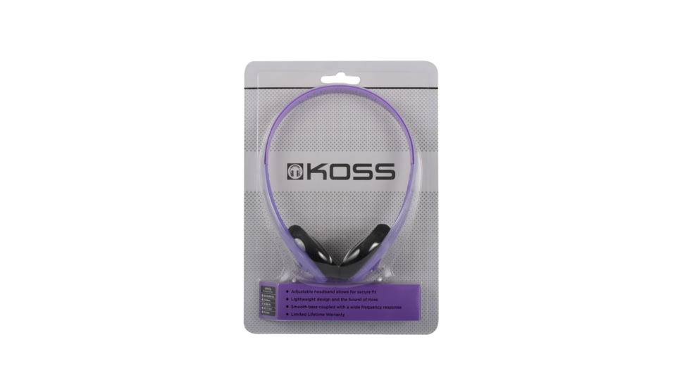 Koss KPH7 Portable Headphone, Violet, NSN 5965-32-015-8412 , 5965320158412, KPH7v