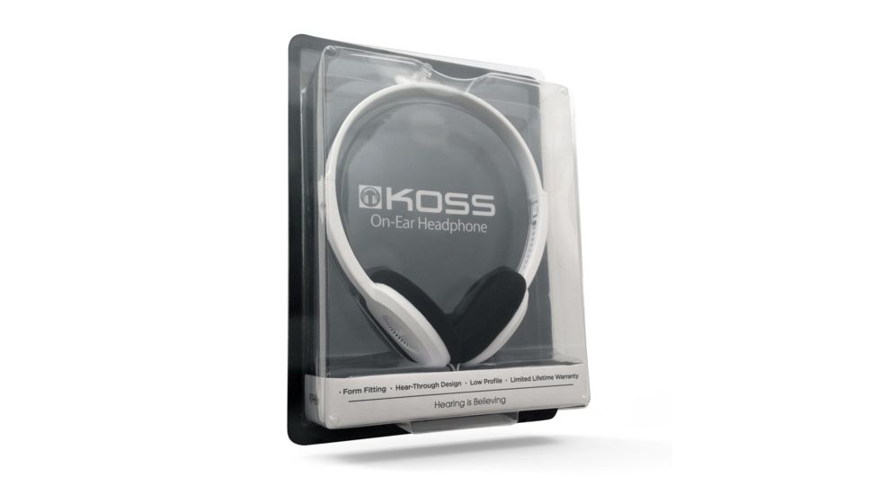 Koss KPH8 Portable Headphone, White, NSN 5965-32-015-8412 , 5965320158412, KPH8w