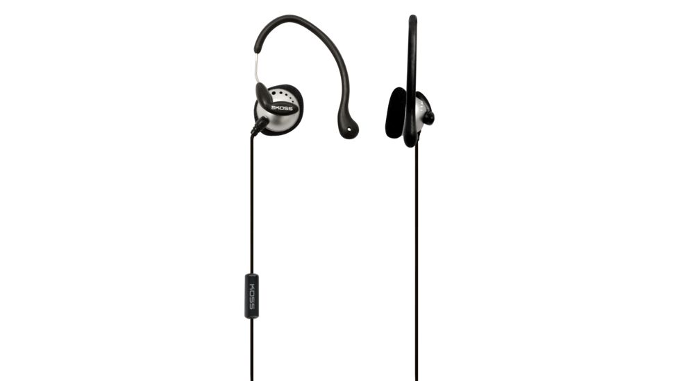 Koss KSC21 EarClip Stereo Headphone, Black/Silver, NSN 5965-32-015-8412 , 5965320158412, KSC22i