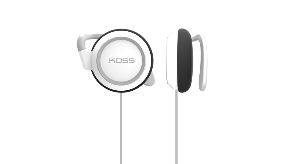 Koss KSC21 EarClip Stereo Headphone, White, NSN 5965-32-015-8412 , 5965320158412, KSC21w