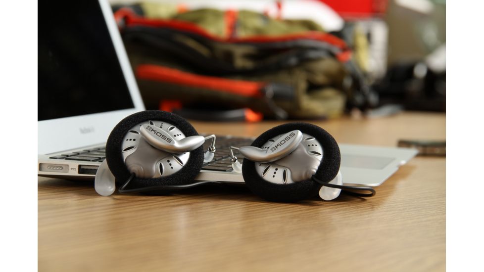 Koss KSC75 EarClip Stereo Headphone, Silver, NSN 5965-32-015-8412 , 5965320158412, KSC75