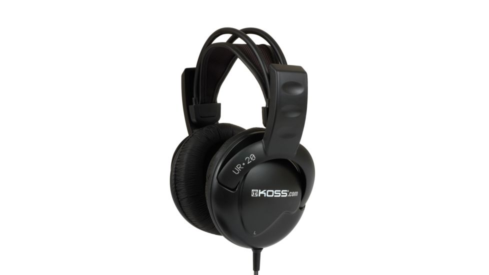 Koss UR20 Home Collapsible Headphone, Black, NSN 5965-32-015-8412 , 5965320158412, UR20
