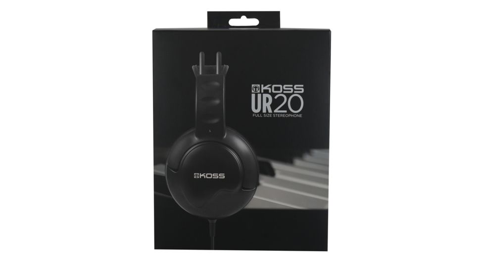 Koss UR20 Home Collapsible Headphone, Black, NSN 5965-32-015-8412 , 5965320158412, UR20