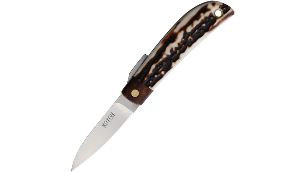 Kotoh Knives Folder Stag D2