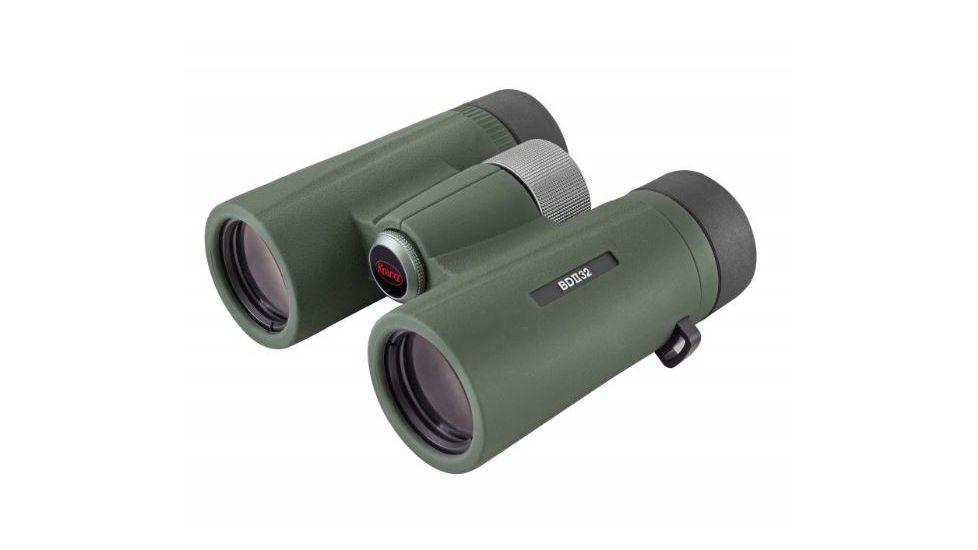Kowa BD II XD 6.5x32mm Roof Binocular, Rubber Armoring, Green, BD II 32-6.5 XD