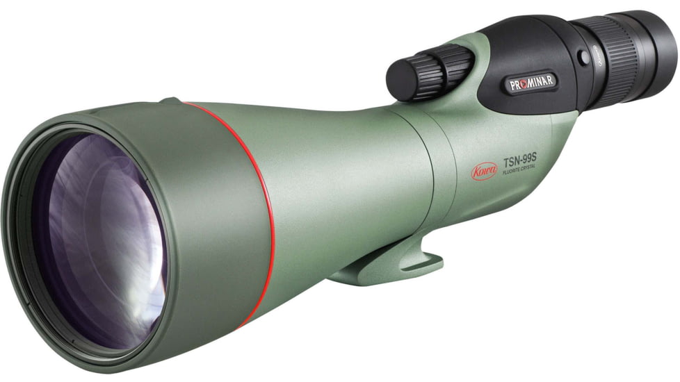 Kowa TSN-99S Pure Fluorite Spotting Scope with TE-11WZ II 30-70x Zoom Eyepiece, Straight, Green, TSN-99S ZM SET