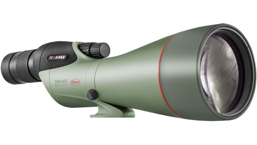 Kowa TSN-99S Pure Fluorite Spotting Scope with TE-11WZ II 30-70x Zoom Eyepiece, Straight, Green, TSN-99S ZM SET