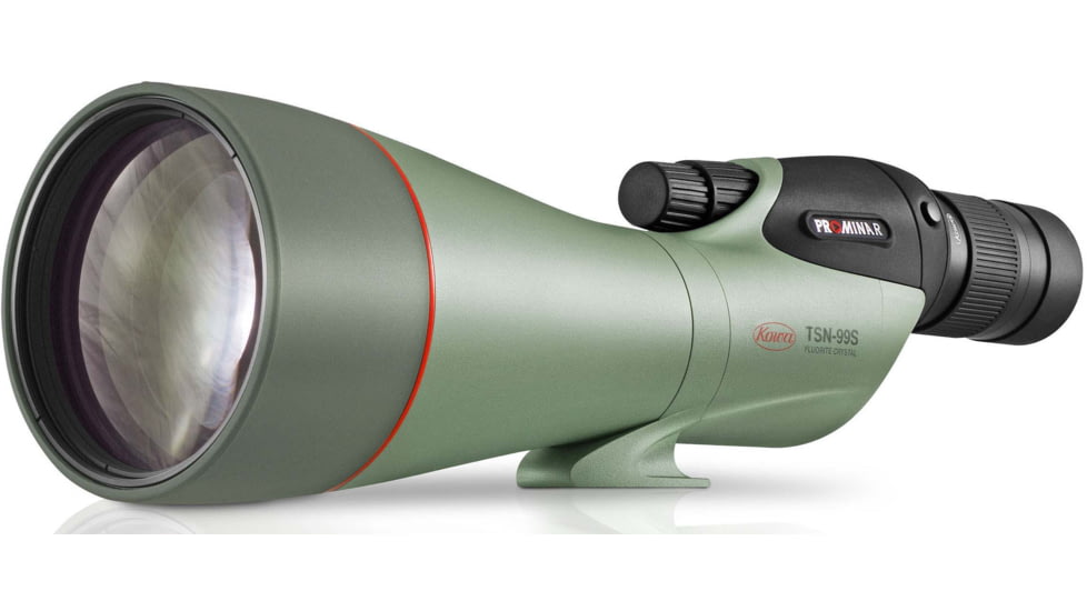 Kowa TSN-99S Pure Fluorite Spotting Scope with TE-11WZ II 30-70x Zoom Eyepiece, Straight, Green, TSN-99S ZM SET