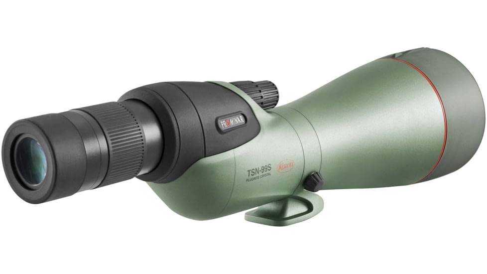 Kowa TSN-99S Pure Fluorite Spotting Scope with TE-11WZ II 30-70x Zoom Eyepiece, Straight, Green, TSN-99S ZM SET