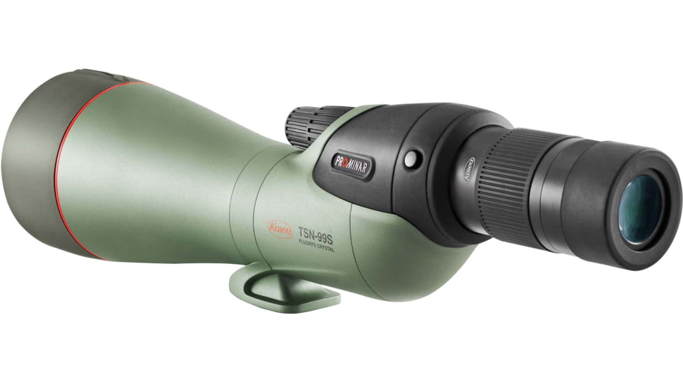 Kowa TSN-99S Pure Fluorite Spotting Scope with TE-11WZ II 30-70x Zoom Eyepiece, Straight, Green, TSN-99S ZM SET