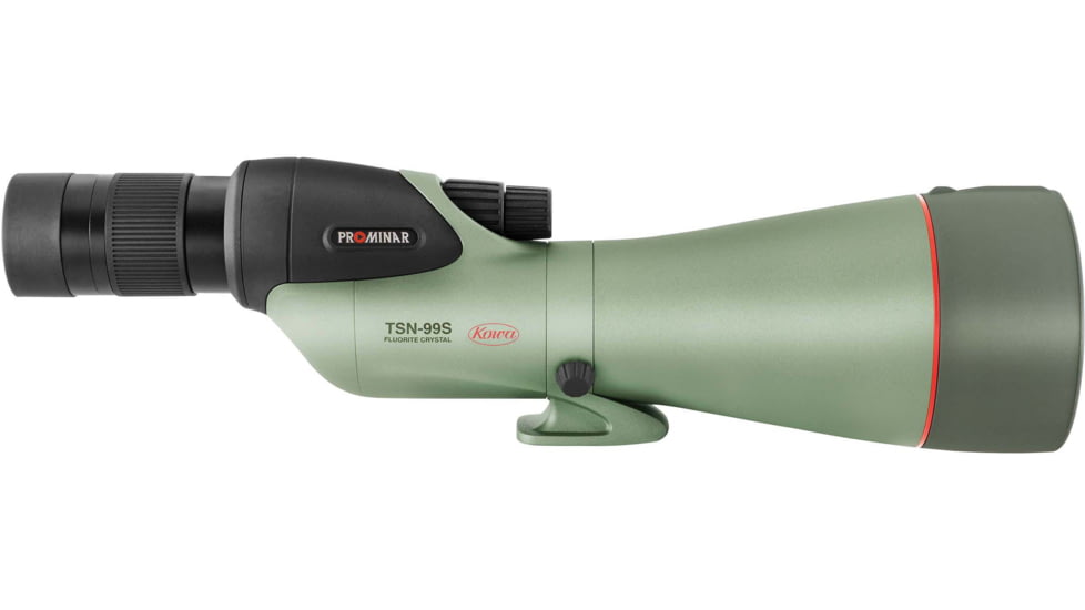 Kowa TSN-99S Pure Fluorite Spotting Scope with TE-11WZ II 30-70x Zoom Eyepiece, Straight, Green, TSN-99S ZM SET