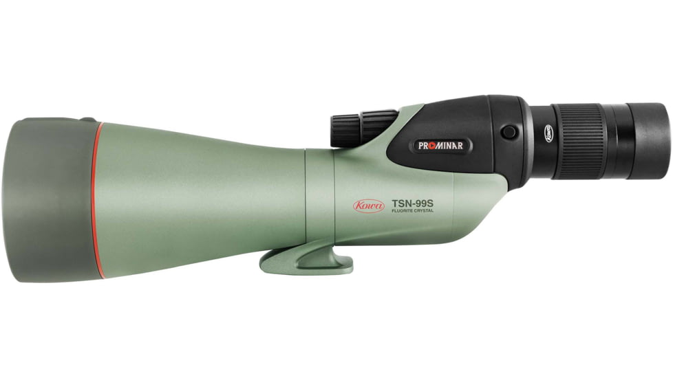 Kowa TSN-99S Pure Fluorite Spotting Scope with TE-11WZ II 30-70x Zoom Eyepiece, Straight, Green, TSN-99S ZM SET