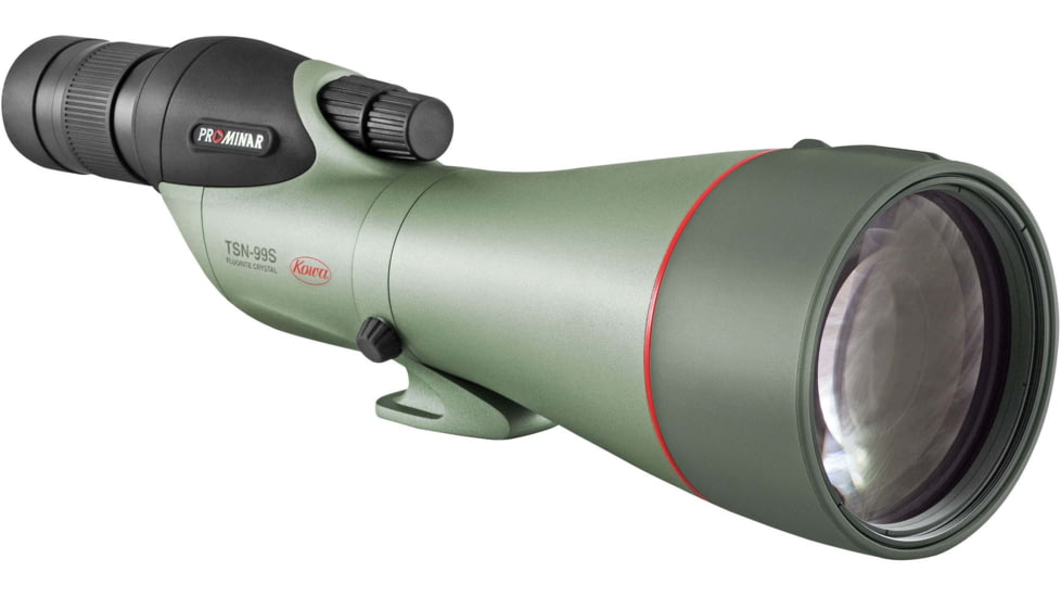 Kowa TSN-99S Pure Fluorite Spotting Scope with TE-11WZ II 30-70x Zoom Eyepiece, Straight, Green, TSN-99S ZM SET