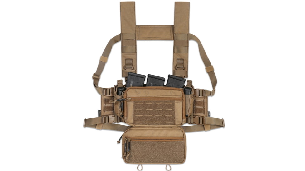Krate Tactical ACETAC S.O.P. Tactical Chest Rig - Coyote Brown, ATC-CR-CB